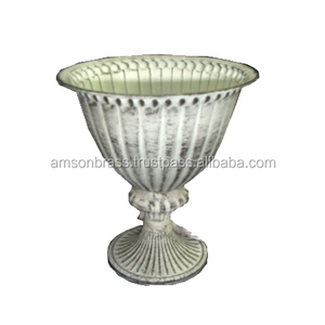 แจกันโลหะแจกันดอกไม้ตกแต่งพื้นในบ้านสำหรับตกแต่งโรงแรมและร้านอาหาร - Product Image 3