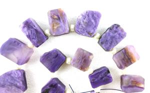 Piedras preciosas de Charoite púrpura Natural para mujer, piedra de regalo de forma irregular sin tratar, fabricación de joyas, 20 Uds. - Product Image 2