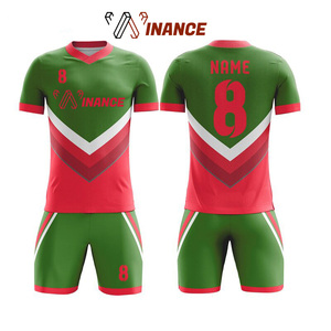 Uniforme de fútbol sublimado personalizado, Jersey de poliéster 100%, venta al por mayor - Product Image 3