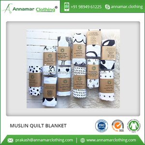Manta de muselina orgánica para bebé, de alta calidad, al por mayor, con varios patrones - Product Image 2