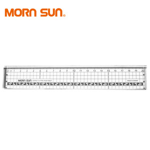 Chất Lượng Cao Trong Suốt <span class=keywords><strong>Acrylic</strong></span> 30 Cm/20 Cm Thẳng Cai Trị Với 3.5 Cm Chiều Rộng Kim Loại Cạnh Bảo Vệ Cai Trị Các Tính NĂNG - Product Image 1