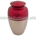 Urna de cremación de metal de estilo americano de Brassworld India Funeral Supplies - Product Image 6
