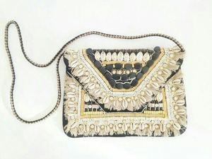 Banjara de mano Vintage con borla, monedero Vintage, bolso de mano - Product Image 2
