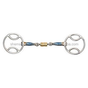 Shemax บิตเหล็ก2023แบบกำหนดเองสำหรับการขี่ม้าขี่ม้าสีฟ้า - Product Image 1