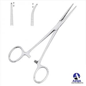 Forceps chirurgicaux en acier inoxydable de qualité médicale, pointe incurvée de 5,5 pouces, forceps de Rankin Crile, forceps de serrage, forceps de Pean, vente en gros - Product Image 3