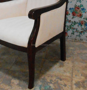 เฟอร์นิเจอร์อินโดนีเซีย-เก้าอี้ปีกคลาสสิกเฟอร์นิเจอร์ไม้มะฮอกกานี - Product Image 6