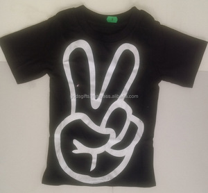 Venta Directa de Fábrica, Camiseta Casual de Manga Corta con Cuello Redondo para Niños, Antiencogimiento, Impresión de Pigmentos, Algodón Premium OEM - Product Image 4