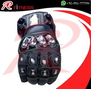 Guantes de Motociclismo de Carreras Fabricados en China, Guantes de Cuero de Alto Rendimiento - Product Image 1
