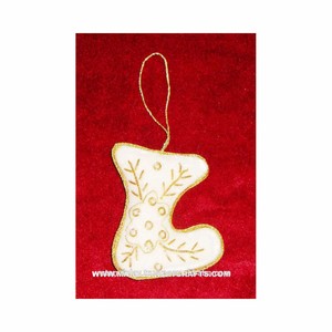 Hand Embroidery Christmas Tree Ornaments - Product Image 1