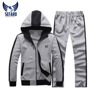 Ropa deportiva para correr con logotipo personalizado unisex, traje de chándal transpirable, traje de chándal liso para entrenamiento de gimnasia, chándal XL de invierno para hombre - Product Image 6