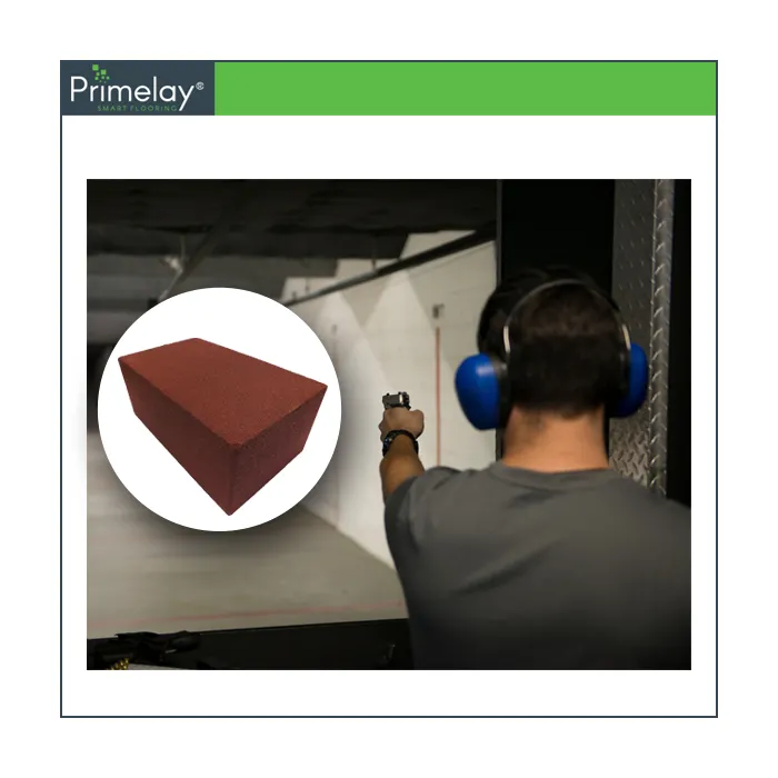 البالستية صداد مطاط ل الإرتداد سلامة اطلاق النار ذات جودة عالية المواد المطاطية المعاد تدويرها | Primelay