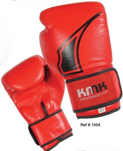 Personalizable rojo PVC Logo cuero de vaca gimnasio boxeo entrenamiento guantes MMA Fitness en forma de caja para entrenamiento al aire libre - Product Image 5