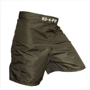 Fight mma shorts logos personnalisés oem designs tissu microstretch/Grappling personnalisé mma court/Bjj personnalisé court Double couche court - Product Image 1