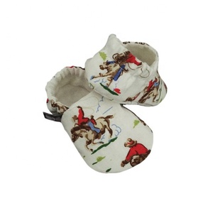 Chaussons en coton biologique pour bébé, sandales pour nouveau-né, vente en gros, imitation de coton, haute qualité, tendance - Product Image 1