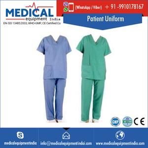 ชุดเครื่องแบบโรงพยาบาลที่เป็นมิตรกับผิวของผู้ป่วยแขนสั้นยูนิเซ็กซ์มีสีให้เลือก - Product Image 2