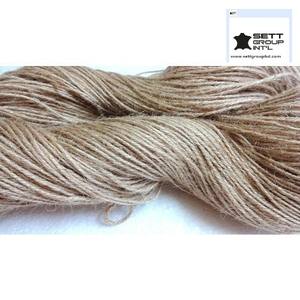 เส้นด้ายเส้นใหญ่ปอกระเจารีไซเคิลสำหรับงานเย็บถักด้วยมือผลิตภัณฑ์ที่เป็นมิตรต่อสิ่งแวดล้อมและลายดิบ100% - Product Image 2