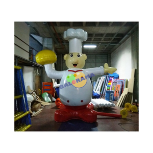 Bandeja de globos inflables para publicidad de cocinero de 4m para publicidad al aire libre - Product Image 1