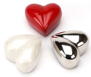 Grecian เครื่องประดับหัวใจทองเหลืองสีเงิน,อุปกรณ์งานศพโกศที่ระลึกงานศพ Brassworld อินเดีย - Product Image 2