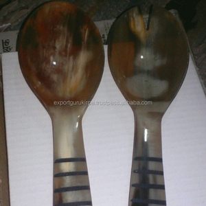 Service de couverts en corne, vaisselle d'hôtel de styliste, cuillères, vente en gros - Product Image 1