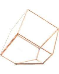 Elegante Terrario de cristal de oro rosa, diseño tradicional, mesa decorativa para el hogar, soporte para plantas, jarrón de Navidad para exteriores, venta al por mayor - Product Image 3