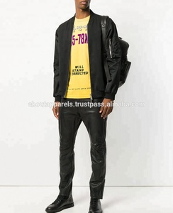 Pantalones de moto de piel de oveja auténtica ajustados a la moda para hombre, pantalones impermeables de invierno de talla grande - Product Image 3