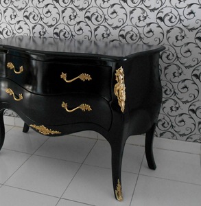 Meuble de salon intérieur en bois massif d'acajou de Bombay, Indonésie - Product Image 6