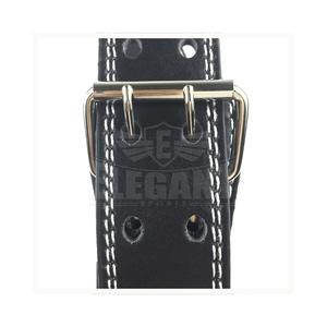 เข็มขัดยกน้ำหนักหนัง PU เข็มขัดออกกำลังกายอุปกรณ์ออกกำลังกายเข็มขัดยกน้ำหนักรองรับหลังกว้างปรับแต่งโลโก้ได้ตามต้องการ - Product Image 2