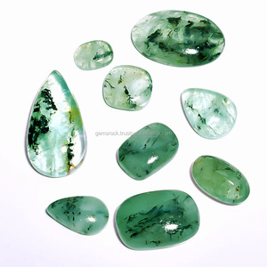 พลอยอัญมณีหลวมพลอยอะความารีนแบบเรียบทำด้วยมือทุกขนาดรูปทรงผสมผสานการรักษาฝ่ามือล้มคว่ำหัวใจอัญมณีหลวมทุกขนาด - Product Image 3