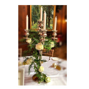 El último portavelas de 5 brazos, diseño moderno elegante, perfecto para la decoración del hogar, bodas y eventos especiales, agrega un encanto atemporal - Product Image 3