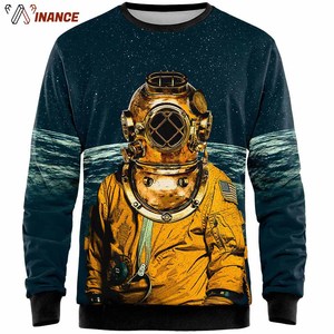 Sudadera personalizada de sublimación 3D completa de calidad superior de poliéster 100% - Product Image 3