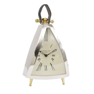 Horloge de bureau design personnalisé fait à la main logo décoratif réveil personnalisé de bureau horloge de table de bureau moderne - Product Image 1