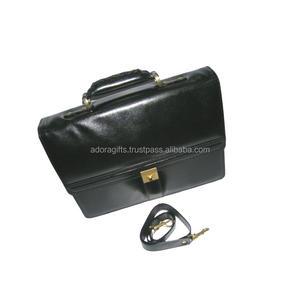 กระเป๋าเอกสารหนังแล็ปท็อปทำมือ/กระเป๋าผู้บริหารสำนักงาน/กระเป๋าประชุมหนัง - Product Image 1