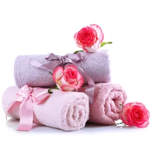 Pink Bath <b>Towel</b> Set 100% Cotton <b>Bamboo</b> Golf Bath <b>Towels</b> Best Quality All Season Bath <b>Towel</b> - Product Image 1