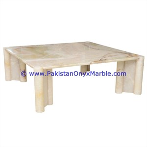 Mesa de Centro de Ónix con Superficie de Mármol Artificial - Product Image 6