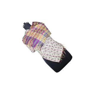 Kantha foulard en soie fait à la main, style vintage, design tendance pour les filles SC1232 foulard vintage en coton cousu à la main - Product Image 2