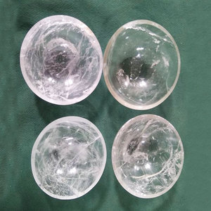 Cuenco de cristal de cuarzo rosa Cuenco de oración de meditación hecho a mano - Product Image 1