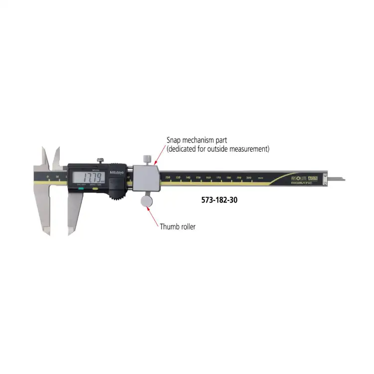 Mitutoyo calibrating digital calipers to allow quick and efficient
