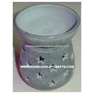 Soapstone Antique Amazing Art Aroma Oil Beautiful Burners - Product Image 1