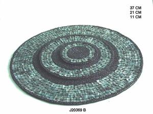 Tapete de mesa con cuentas de vidrio, accesorio de mesa con cuentas púrpuras disponible en otros colores - Product Image 3