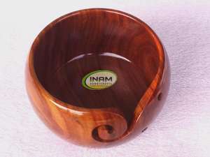 Kingdian — bol de rangement de fils de bois, faits à la main, accessoires au Crochet, sculpté à la main, nouvelle collection 2022 - Product Image 6