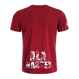 T-shirts pour hommes personnalisés de haute qualité sérigraphie promotionnelle à manches courtes col rond 100% coton à la mode en gros - Product Image 2