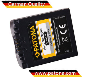 Batterie PATONA pour appareil photo : DMC-FZ50, FZ7, FZ8, CGR-S006 : 710mAh : 7,2V : 5,1 Wh - Product Image 2
