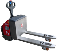 Transpalette Électrique NOVELTEK APT-50+EPS Certifié CE ISO en Acier Inoxydable 5 Tonnes, Fourches Réglables, Silencieux