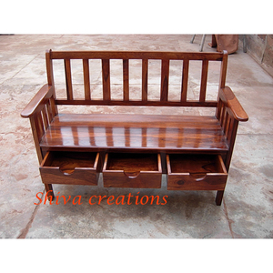 Banco de madera maciza para uso de muebles para el hogar - Product Image 1