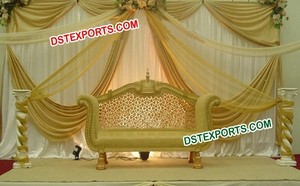 Siège de mariage indien en feuille, luxueux, pour les cérémonies du mariage, luxueux, style tribal, modèle - Product Image 5