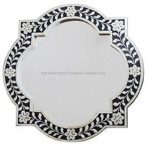 กรอบกระจกห้องนั่งเล่นไม้เนื้อแข็งฝังกระดูก งานขายดี - Product Image 5