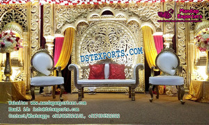 เวทีแต่งงานคริสตัลพาลาซโซสุดหรู ตกแต่งเวทีเมเฮนดี ดีไซน์เสาคริสตัล ตกแต่งเวทีซันเกต สำหรับงานอีเว้นท์ในสหรัฐอเมริกา - Product Image 2
