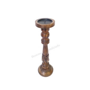 Handmade Mango Wood <b>Candle</b> Holder <b>Set</b> Rustic Decor <b>Gift</b> Votive Pillar <b>Candle</b> Stand for <b>Christmas</b> Wedding Birthday Home Decor - Product Image 2