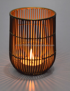 Stylish Handmade Metal Tabletop <b>Tealight</b> Votive <b>Holder</b> (7x7x8 Cm) for Home & Wedding Festive Christmas Decoration and Gifting - Product Image 3