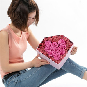 Hộp Trang Sức Hình Kim Cương Tùy Chỉnh Hộp Quà Tặng Đóng Gói Cho Hoa Đóng Gói Với Nắp Cho Quà Tặng - Product Image 3